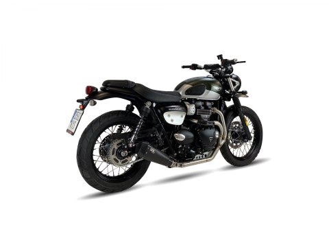 Tłumik IXIL TRIUMPH STREET SCRAMBLER 900 17-20, typ RB (waga 900 Gr., długość 230 mm., materiał Inox AISI304, kolor Black painte