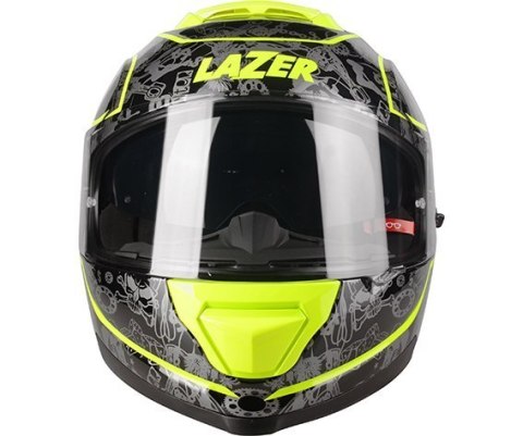 Kask Motocyklowy LAZER RAFALE SR $13 Original (kol. Czarny - Żółty Fluo)