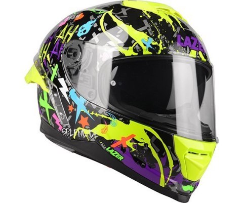 Kask Motocyklowy LAZER RAFALE SR Crazy (kol. Czarny - Multi)