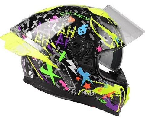 Kask Motocyklowy LAZER RAFALE SR Crazy (kol. Czarny - Multi)