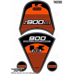 MOTOGRAFIX TANKPAD KAWASAKI Z900RS 2017-2020 TK026O
