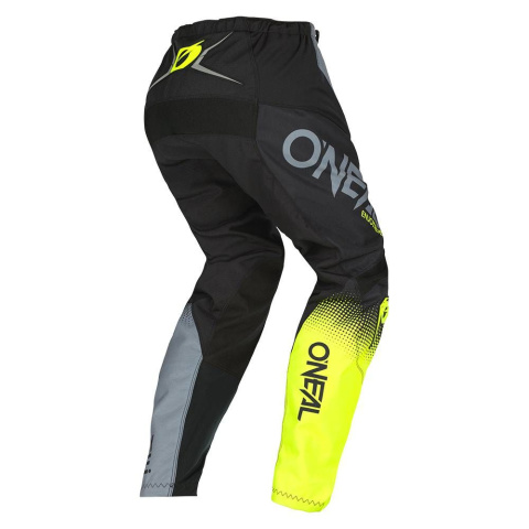 O'NEAL Spodnie ELEMENT RACEWEAR V.22 black/gray/neon yellow