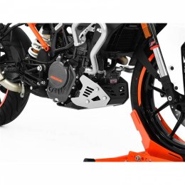 PŁYTA SILNIKA KTM 125 Duke BJ 2017-21 CZARNO-SREBRNA