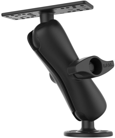 UCHWYT DO ECHOSOND ORAZ CHARTPLOTTER'ÓW GPS GARMIN, HUMMINBIRD & LOWRANCE MONTOWANY DO PŁASKIEJ POWIERZCHNI