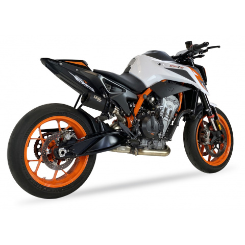 Tłumik IXIL KTM 890 DUKE R 20-21, typ RB (waga 900 Gr., długość 230 mm., materiał Inox AISI304, kolor Black painted) SLIP ON , H