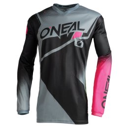 O'NEAL Bluza damska ELEMENT RACEWEAR V.22 black/gray/pink