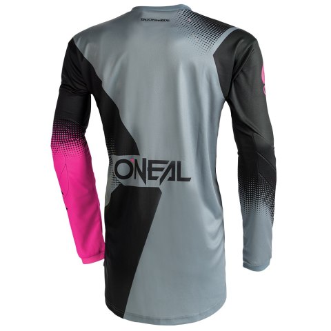 O'NEAL Bluza damska ELEMENT RACEWEAR V.22 black/gray/pink