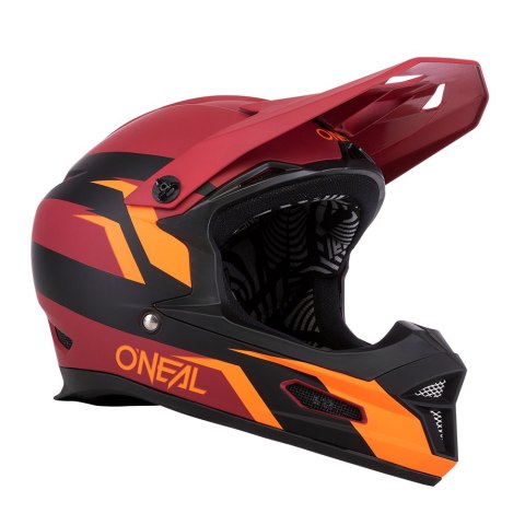 O'NEAL FURY Kask STAGE red/orange