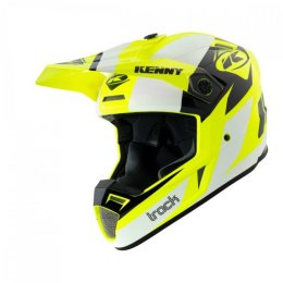 KENNY KASK TRACK 2021 WHITE NEON YELLOW