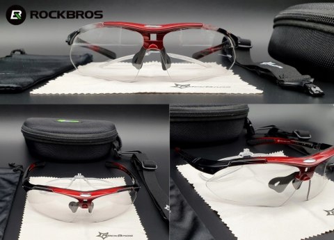 ROCKBROS Okulary rowerowe fotochrom UV400 (10141)