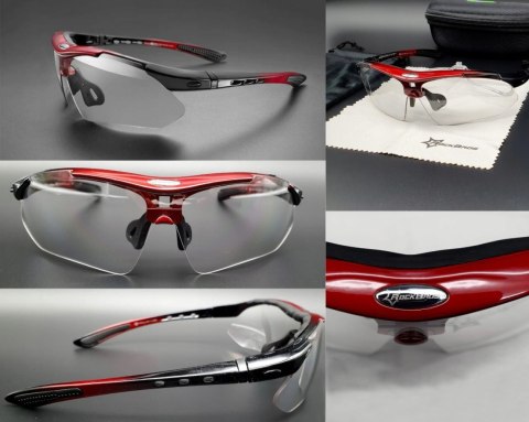 ROCKBROS Okulary rowerowe fotochrom UV400 (10141)