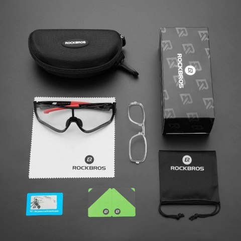 ROCKBROS Okulary rowerowe fotochrom UV400 (10161)