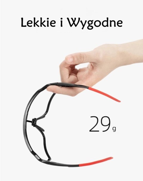 ROCKBROS Okulary rowerowe fotochrom UV400 (10161)