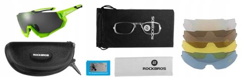 ROCKBROS Okulary rowerowe z polaryzacją UV400 (10133)