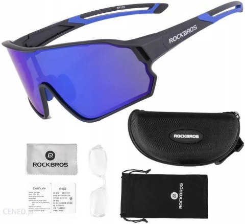 ROCKBROS Okulary rowerowe z polaryzacją UV400 (10138)