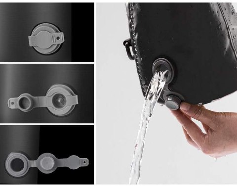 ROCKBROS Torba-Worek nieprzemakalny 24L czarna (AS0241BK)