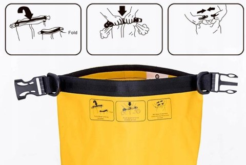 ROCKBROS Torba-Worek nieprzemakalny 24L żółta (AS-024-1Y)