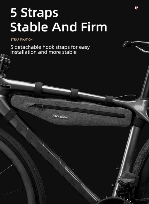 ROCKBROS Torba rowerowa pod ramę 1,5 L(AS052)