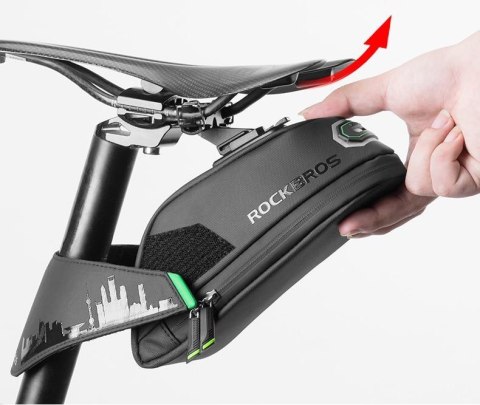 ROCKBROS Torba rowerowa podsiodłowa na klips duża (C27)