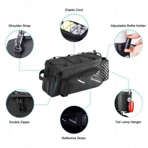 ROCKBROS Torba rowerowa tylna duża (A9BK)