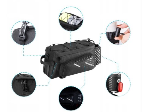 ROCKBROS Torba rowerowa tylna duża (A9BK)