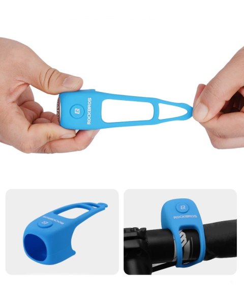 ROCKBROS Dzwonek do roweru Niebieski (CB1709GN)