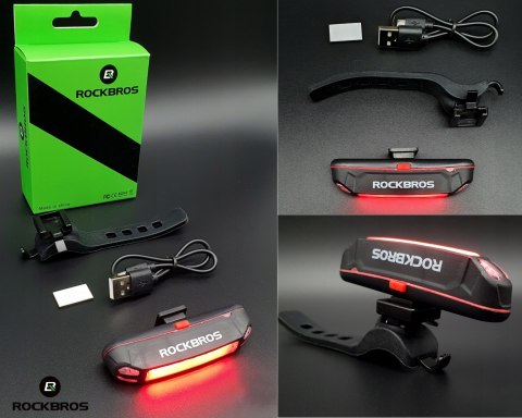 ROCKBROS Lampka rowerowa tylna (A54BK)