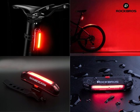 ROCKBROS Lampka rowerowa tylna (A54BK)