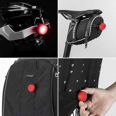 ROCKBROS Lampka rowerowa tylna (TL905)