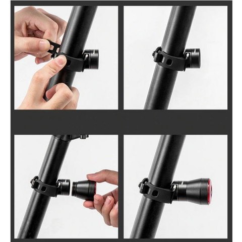 ROCKBROS Lampka rowerowa tylna na sztycę (TL907Q52)