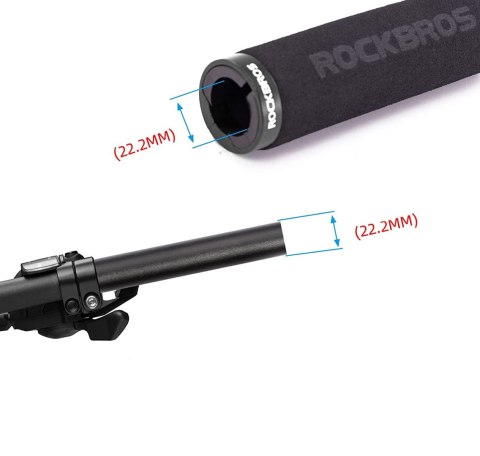 ROCKBROS Manetki rowerowe Czarne (BT1001BK)