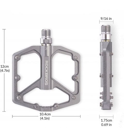 ROCKBROS Pedały rowerowe Tytan (K203TI)