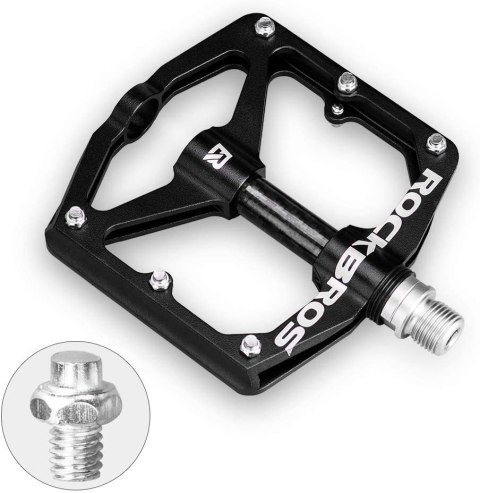 ROCKBROS Pedały rowerowe czarne (2017-12EBK)