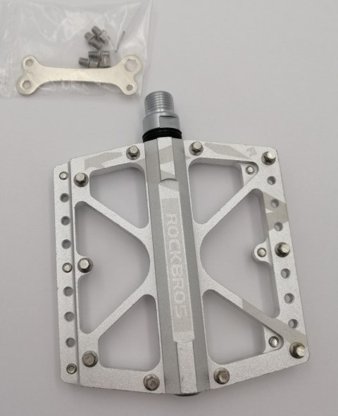 ROCKBROS Pedały rowerowe srebrne (2017-12AS)