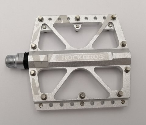 ROCKBROS Pedały rowerowe srebrne (2017-12AS)
