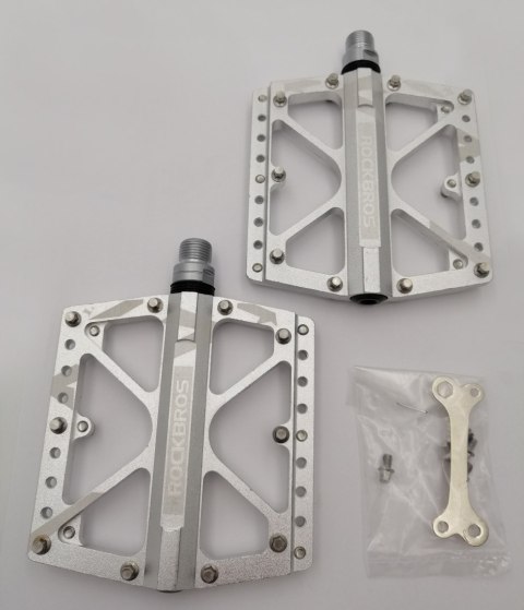 ROCKBROS Pedały rowerowe srebrne (2017-12AS)