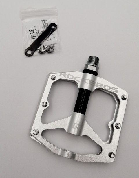 ROCKBROS Pedały rowerowe srebrne (2017-12ES)