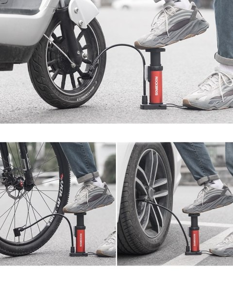 ROCKBROS Pompka rowerowa nożna (4522LBK)