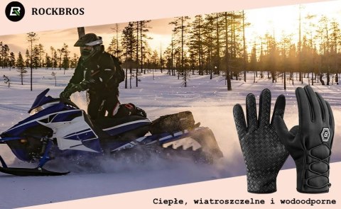 ROCKBROS Rękawiczki rowerowe (S077-6BK)