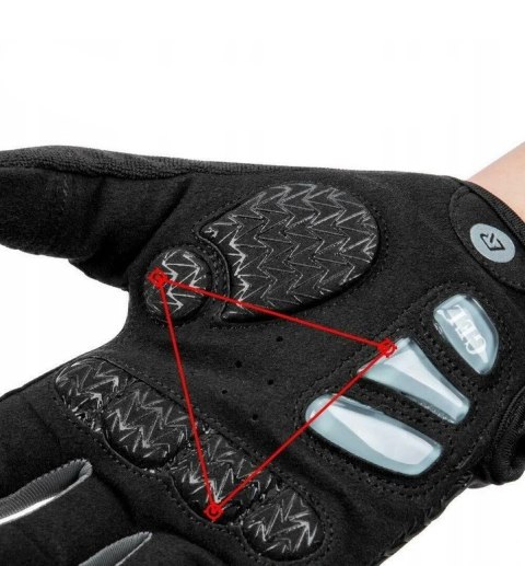 ROCKBROS Rękawiczki rowerowe (S169-1BGR)