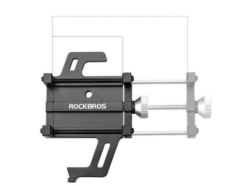 ROCKBROS Rowerowy uchwyt na telefon metalowy (699BK)