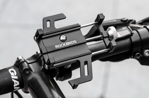 ROCKBROS Rowerowy uchwyt na telefon metalowy (699BK)