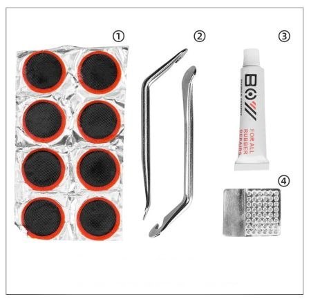 ROCKBROS Zestaw do naprawy koła rowerowego (GJ2145)