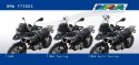 Szyba MRA KAWASAKI ZX 9 R ZX900E 2000- forma S przyciemniana