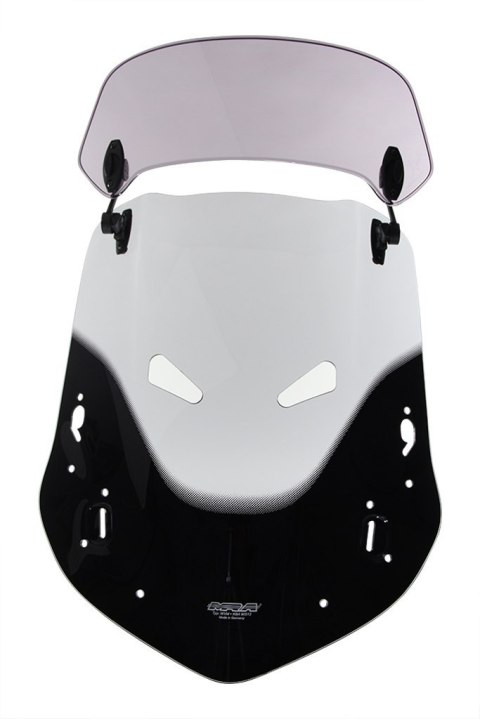 Uniwersalna szyba do motocykli bez owiewek MRA, forma VTNB-A, czarna