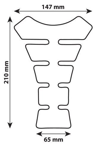 90515 Pro-Tank X4 tank pad Black