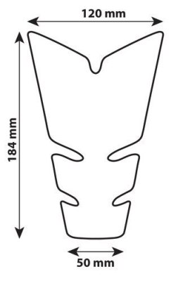 90516 Pro-Tank X5 tank pad Carbon