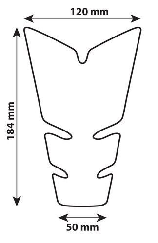 90516 Pro-Tank X5 tank pad Carbon
