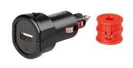 38879 Uni-Tech, uniwersalna ładowarka z 1 portem USB - szybkie ładowanie - 2400 mA - 12/32 V