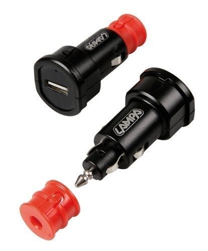 38879 Uni-Tech, uniwersalna ładowarka z 1 portem USB - szybkie ładowanie - 2400 mA - 12/32 V